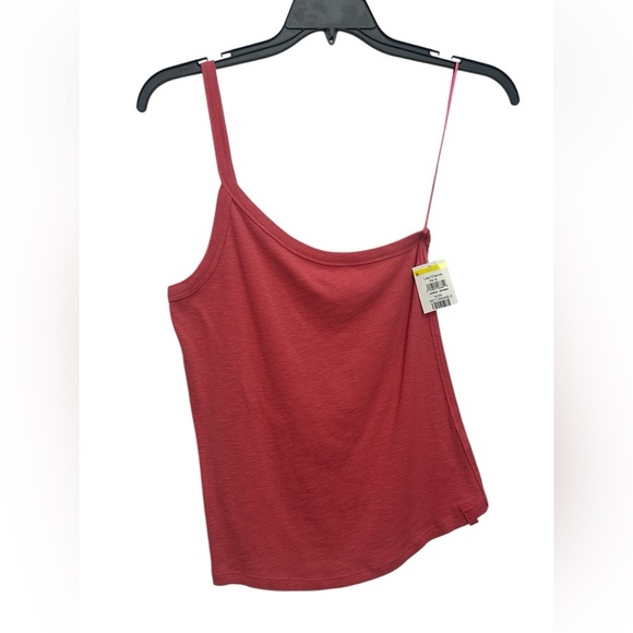 Free People One Way Or Another Tank Size Large In Lovebird One Shoulder NWT - Picture 2 of 7